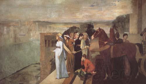 Edgar Degas Semiramis Building Babylon (mk06) Germany oil painting art
